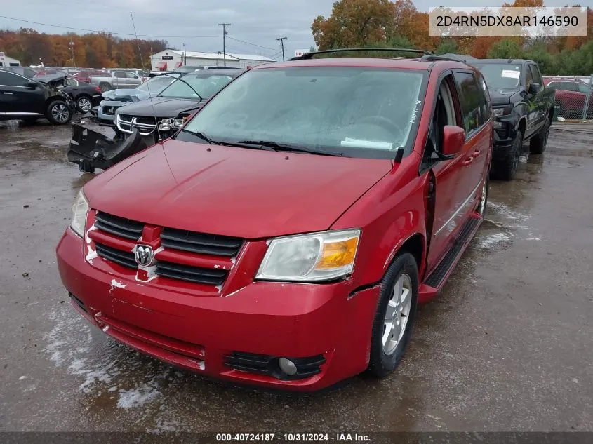 2010 Dodge Grand Caravan Sxt VIN: 2D4RN5DX8AR146590 Lot: 40724187