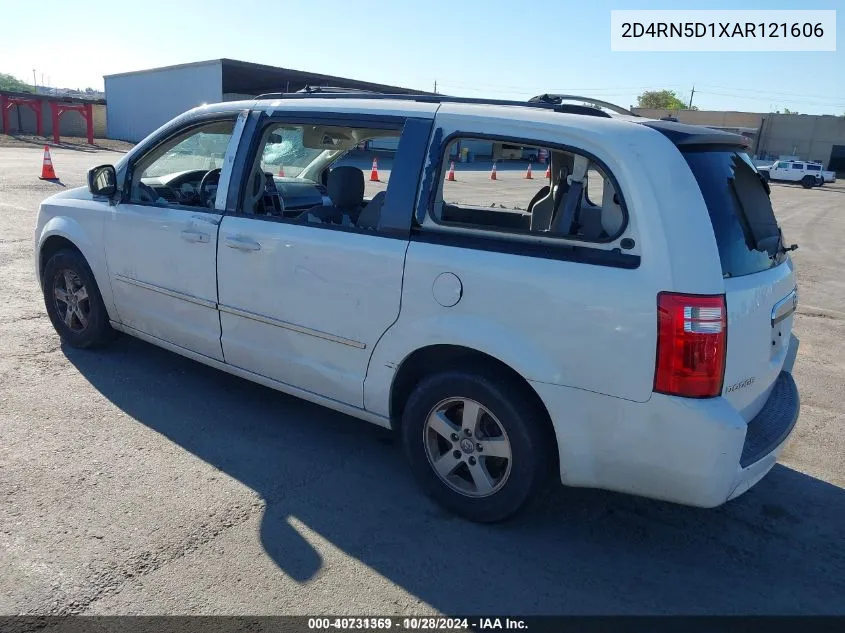 2010 Dodge Grand Caravan Sxt VIN: 2D4RN5D1XAR121606 Lot: 40731369