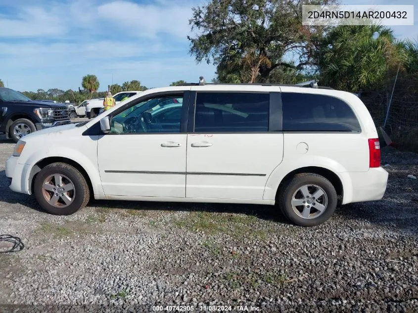 2010 Dodge Grand Caravan Sxt VIN: 2D4RN5D14AR200432 Lot: 40742905