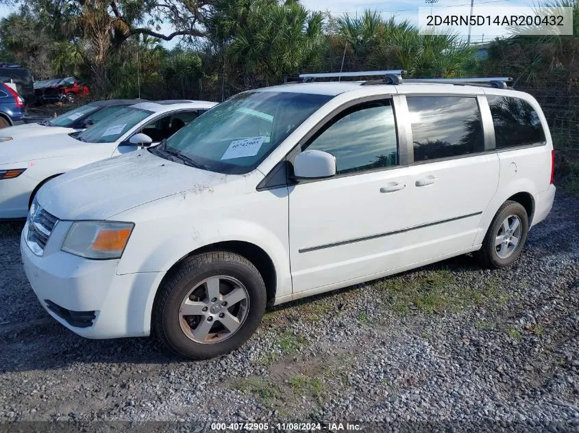 2010 Dodge Grand Caravan Sxt VIN: 2D4RN5D14AR200432 Lot: 40742905