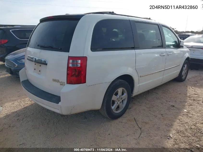 2D4RN5D11AR432860 2010 Dodge Grand Caravan Sxt