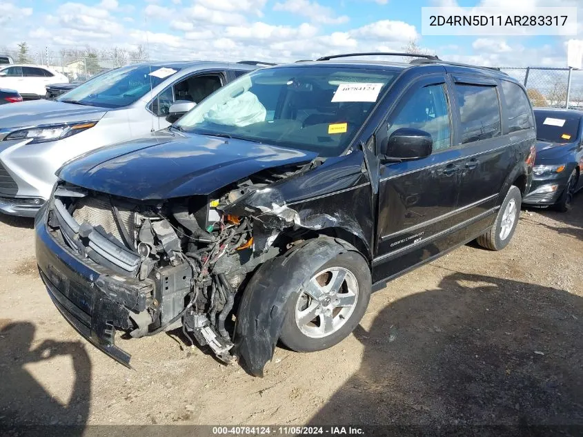 2010 Dodge Grand Caravan Sxt VIN: 2D4RN5D11AR283317 Lot: 40784124