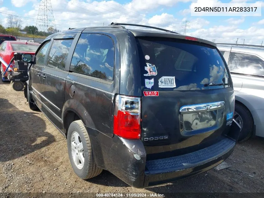 2D4RN5D11AR283317 2010 Dodge Grand Caravan Sxt