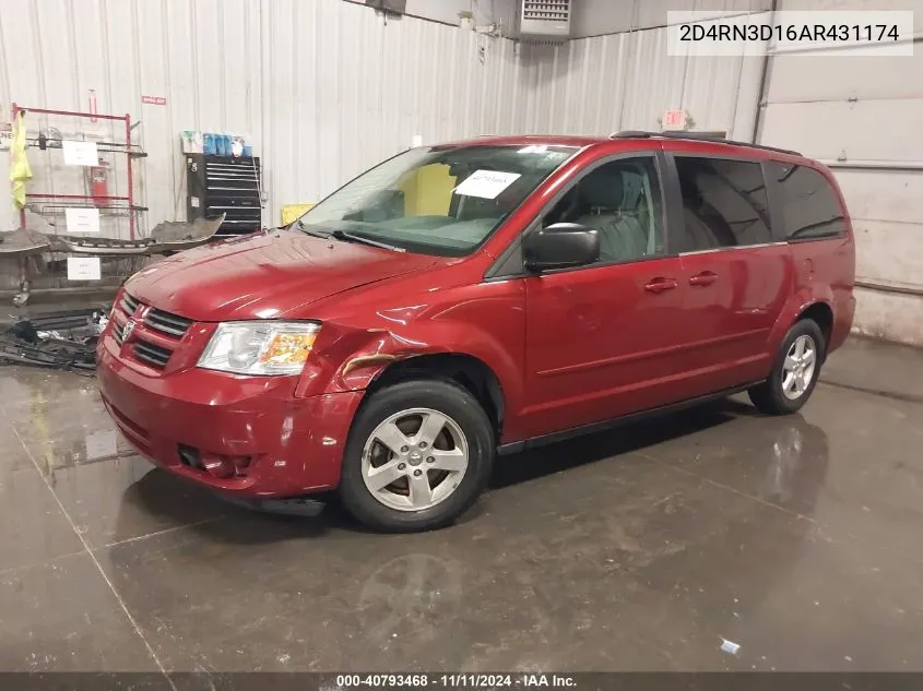 2D4RN3D16AR431174 2010 Dodge Grand Caravan Hero