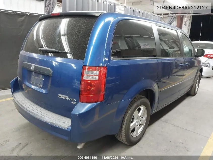 2010 Dodge Grand Caravan Se VIN: 2D4RN4DE8AR212127 Lot: 40811961