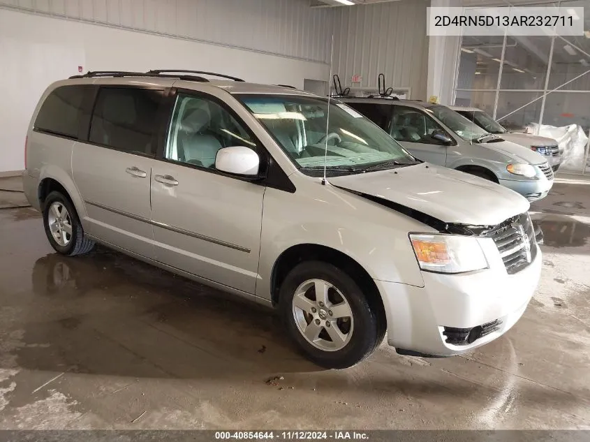 2010 Dodge Grand Caravan Sxt VIN: 2D4RN5D13AR232711 Lot: 40854644