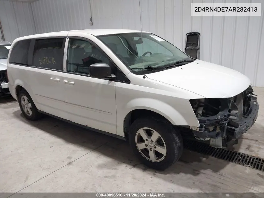 2010 Dodge Grand Caravan Se VIN: 2D4RN4DE7AR282413 Lot: 40896516