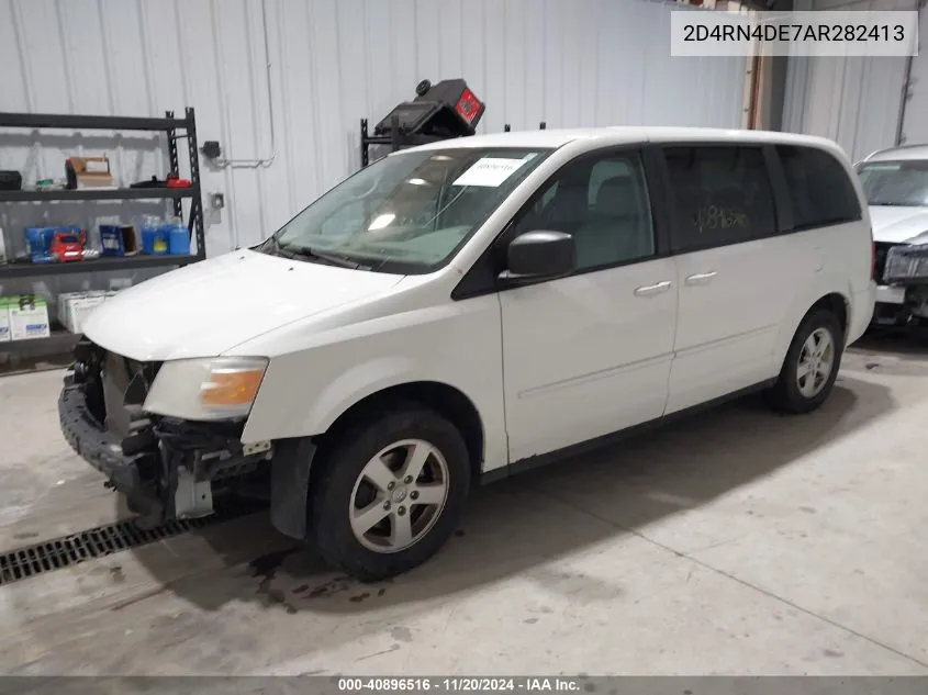 2010 Dodge Grand Caravan Se VIN: 2D4RN4DE7AR282413 Lot: 40896516