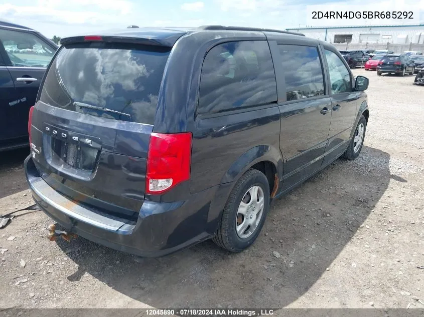 2D4RN4DG5BR685292 2011 Dodge Grand Caravan