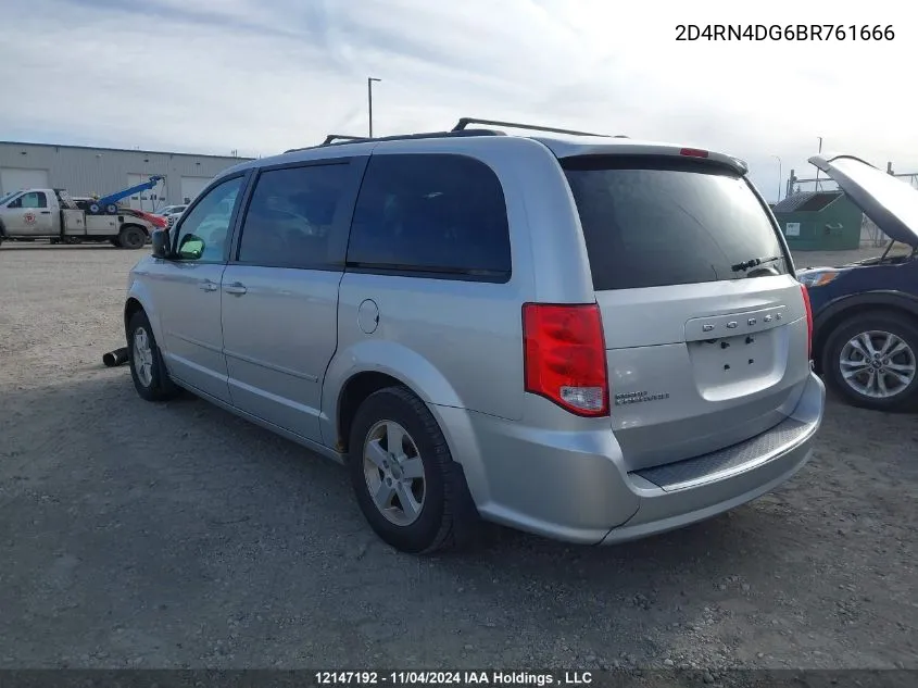 2011 Dodge Grand Caravan Express VIN: 2D4RN4DG6BR761666 Lot: 12147192