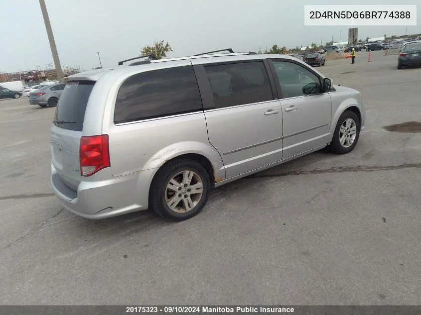 2D4RN5DG6BR774388 2011 Dodge Grand Caravan Se