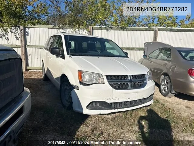 2011 Dodge Grand Caravan Se VIN: 2D4RN4DG4BR773282 Lot: 20175648