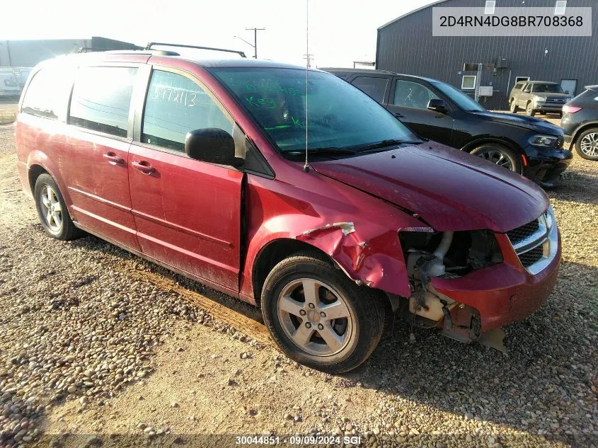 2011 Dodge Grand Caravan Express VIN: 2D4RN4DG8BR708368 Lot: 30044851