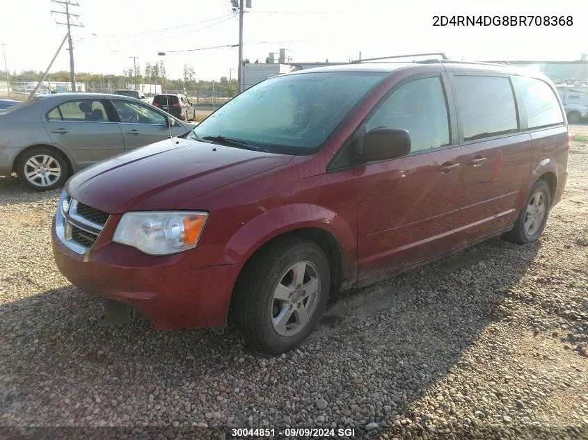 2011 Dodge Grand Caravan Express VIN: 2D4RN4DG8BR708368 Lot: 30044851