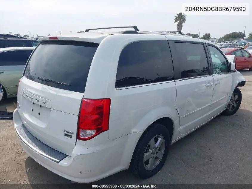 2011 Dodge Grand Caravan Crew VIN: 2D4RN5DG8BR679590 Lot: 39555939