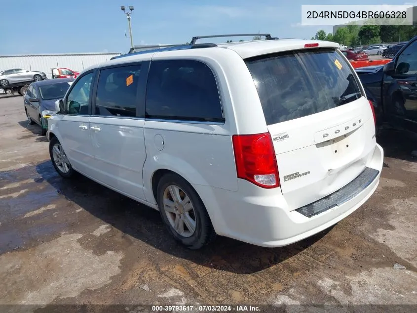 2011 Dodge Grand Caravan Crew VIN: 2D4RN5DG4BR606328 Lot: 39793617