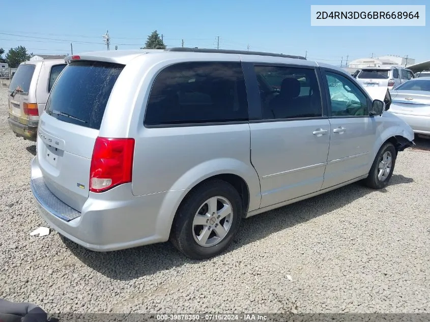 2011 Dodge Grand Caravan Mainstreet VIN: 2D4RN3DG6BR668964 Lot: 39878350