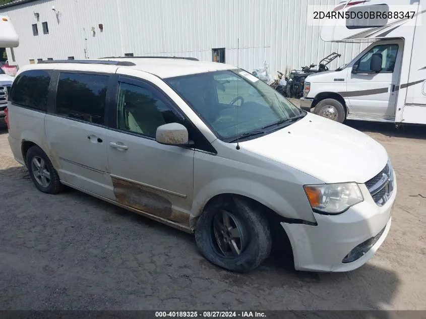 2011 Dodge Grand Caravan Crew VIN: 2D4RN5DG0BR688347 Lot: 40189325