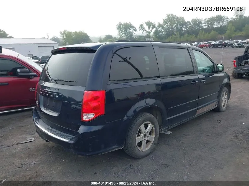 2011 Dodge Grand Caravan Mainstreet VIN: 2D4RN3DG7BR669198 Lot: 40191495