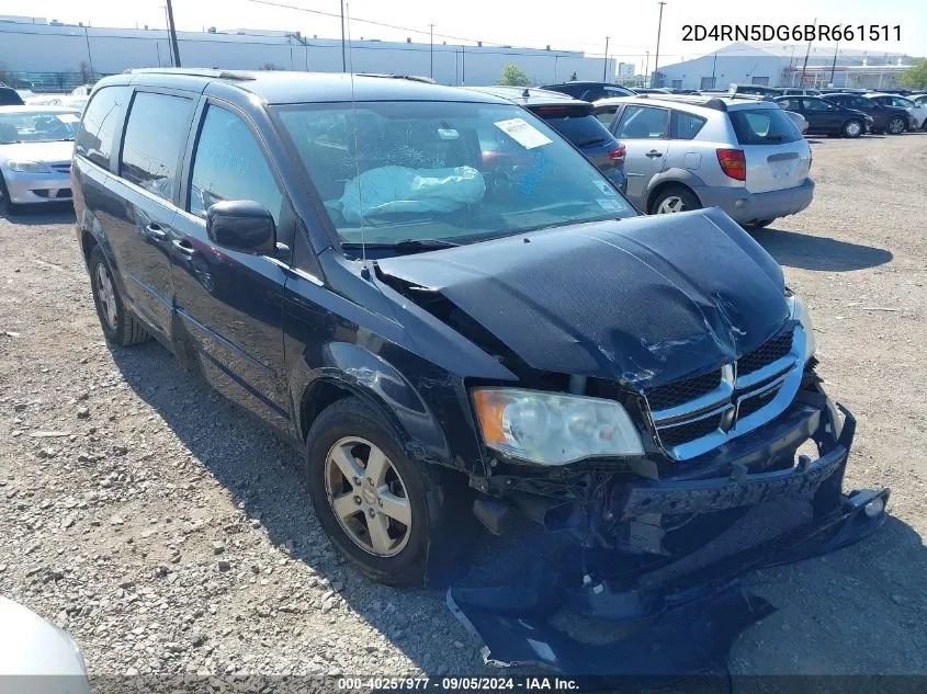 2011 Dodge Grand Caravan Crew VIN: 2D4RN5DG6BR661511 Lot: 40257977