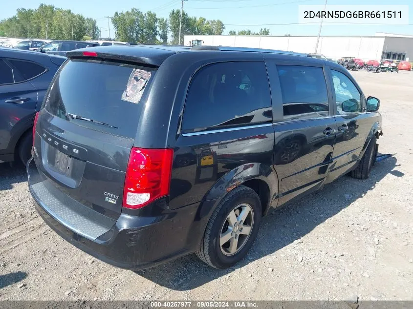 2D4RN5DG6BR661511 2011 Dodge Grand Caravan Crew