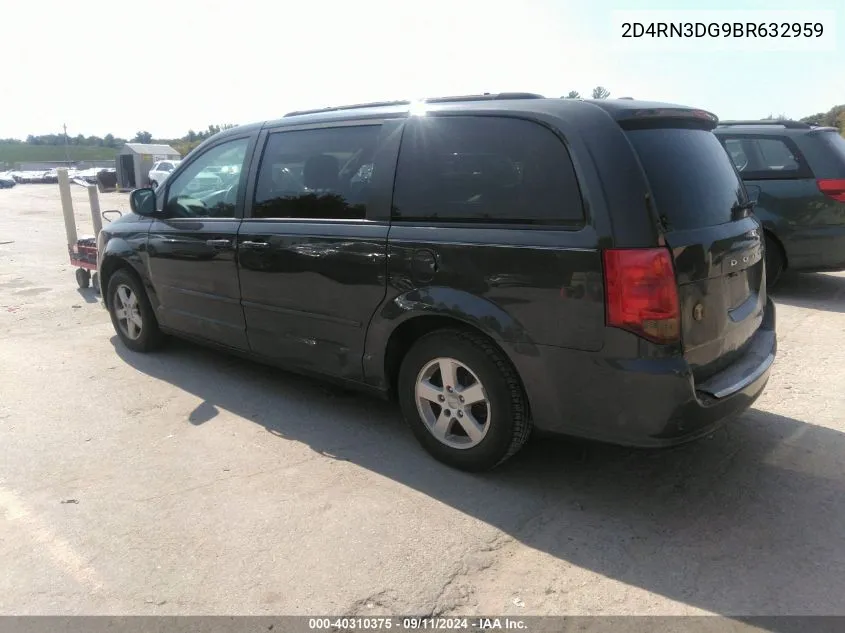 2011 Dodge Grand Caravan Mainstreet VIN: 2D4RN3DG9BR632959 Lot: 40310375