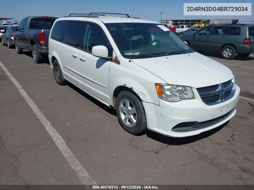 2011 Dodge Grand Caravan Mainstreet VIN: 2D4RN3DG4BR729034 Lot: 40318213