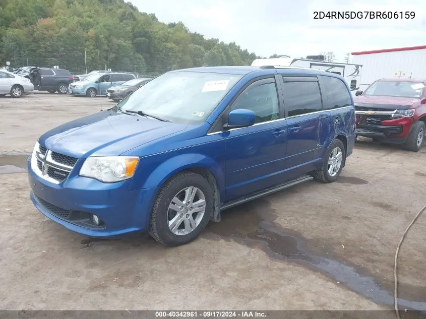 2011 Dodge Grand Caravan Crew VIN: 2D4RN5DG7BR606159 Lot: 40342961