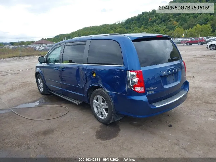 2011 Dodge Grand Caravan Crew VIN: 2D4RN5DG7BR606159 Lot: 40342961