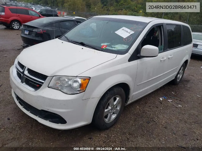 2011 Dodge Grand Caravan Mainstreet VIN: 2D4RN3DG2BR663471 Lot: 40345618