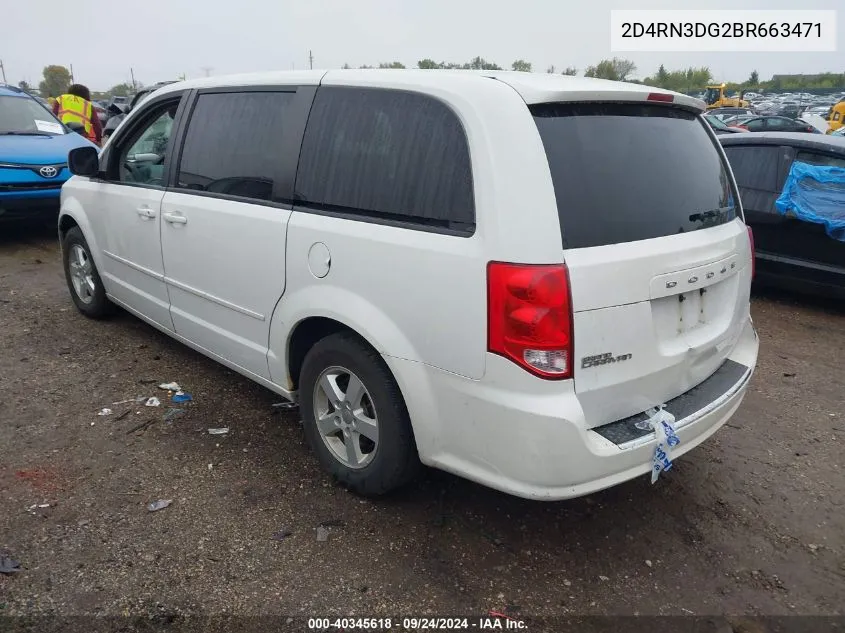 2011 Dodge Grand Caravan Mainstreet VIN: 2D4RN3DG2BR663471 Lot: 40345618