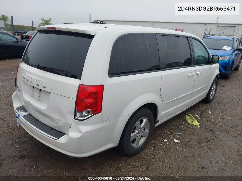 2011 Dodge Grand Caravan Mainstreet VIN: 2D4RN3DG2BR663471 Lot: 40345618