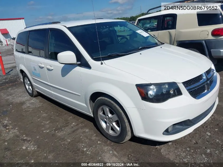 2011 Dodge Grand Caravan Crew VIN: 2D4RN5DG0BR679552 Lot: 40364923