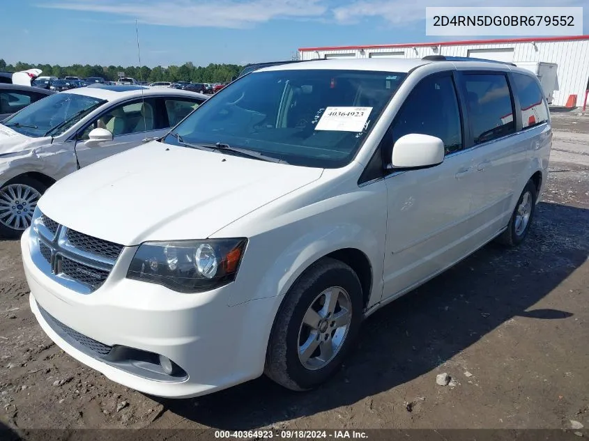 2011 Dodge Grand Caravan Crew VIN: 2D4RN5DG0BR679552 Lot: 40364923