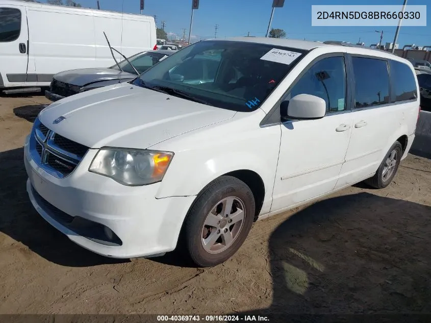 2011 Dodge Grand Caravan Crew VIN: 2D4RN5DG8BR660330 Lot: 40369743