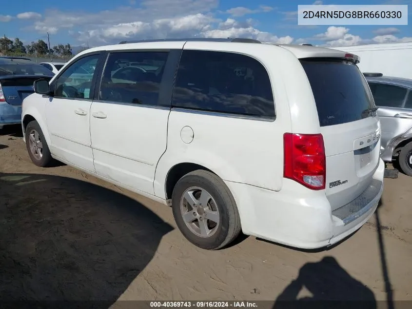 2011 Dodge Grand Caravan Crew VIN: 2D4RN5DG8BR660330 Lot: 40369743