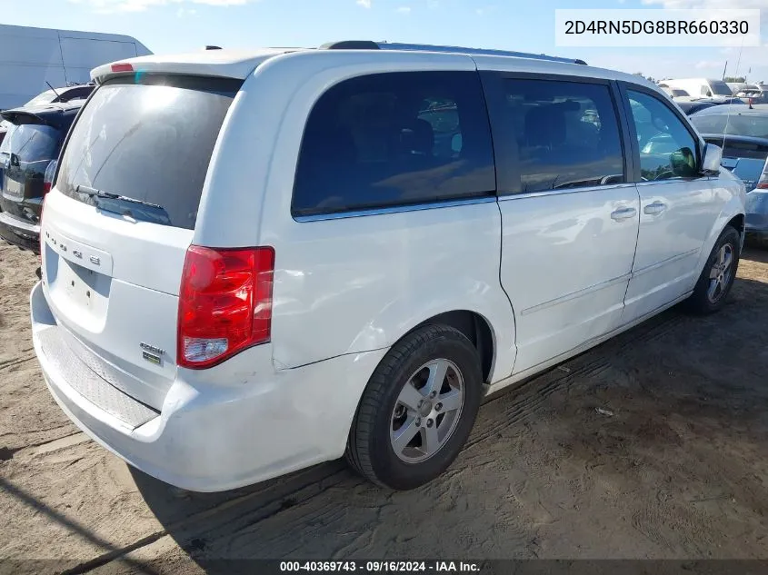 2011 Dodge Grand Caravan Crew VIN: 2D4RN5DG8BR660330 Lot: 40369743