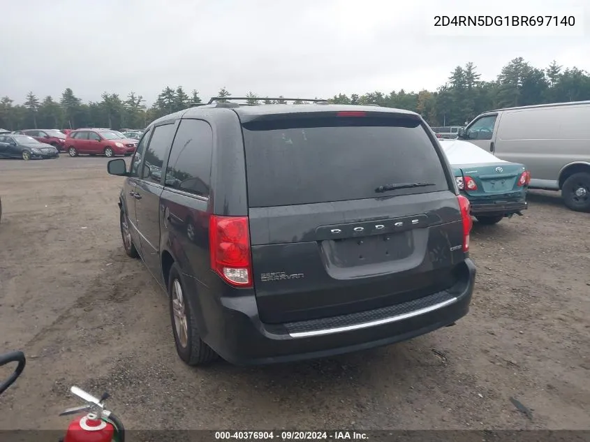 2D4RN5DG1BR697140 2011 Dodge Grand Caravan Crew