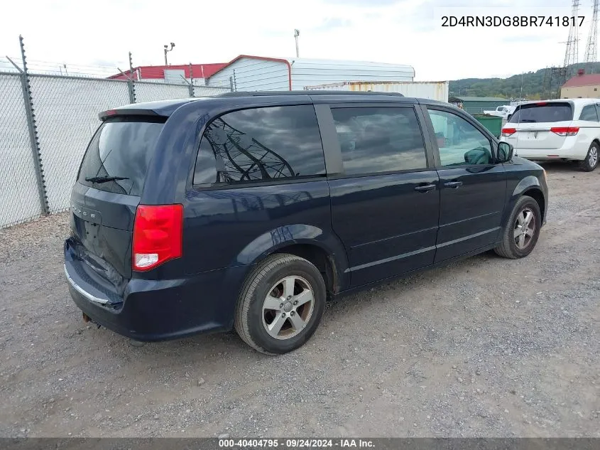 2D4RN3DG8BR741817 2011 Dodge Grand Caravan Mainstreet