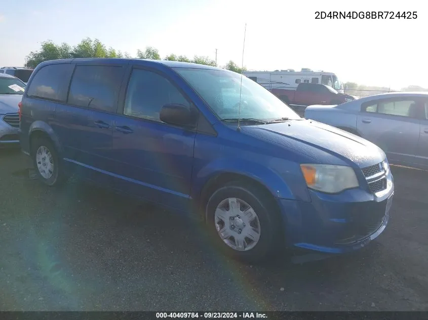 2D4RN4DG8BR724425 2011 Dodge Grand Caravan Express