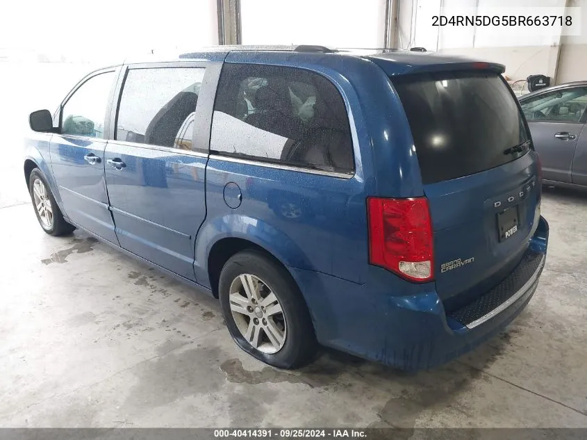 2D4RN5DG5BR663718 2011 Dodge Grand Caravan Crew