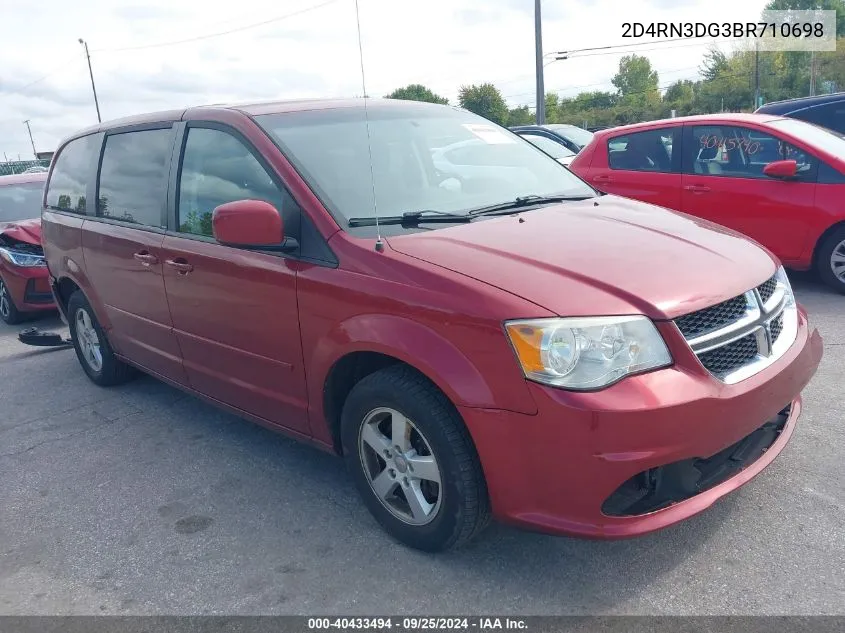 2011 Dodge Grand Caravan Mainstreet VIN: 2D4RN3DG3BR710698 Lot: 40433494