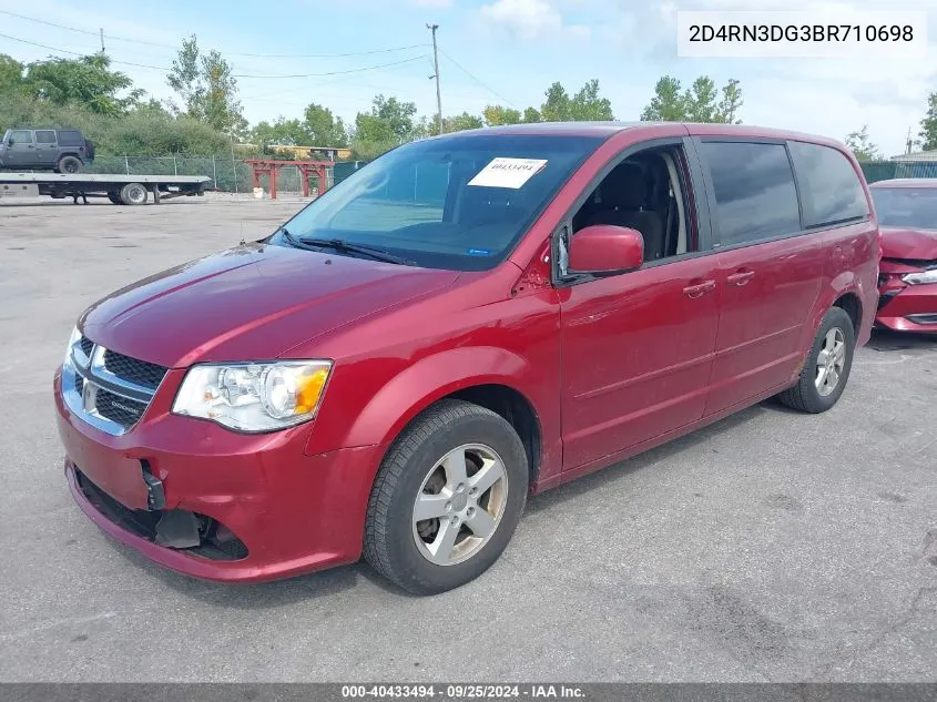 2011 Dodge Grand Caravan Mainstreet VIN: 2D4RN3DG3BR710698 Lot: 40433494