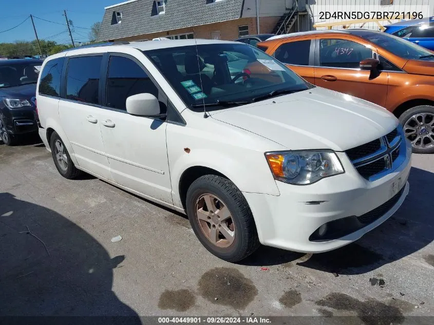 2011 Dodge Grand Caravan Crew VIN: 2D4RN5DG7BR721196 Lot: 40449901