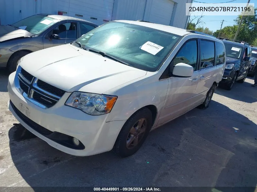 2011 Dodge Grand Caravan Crew VIN: 2D4RN5DG7BR721196 Lot: 40449901