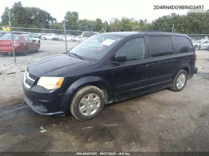 2011 Dodge Grand Caravan Express VIN: 2D4RN4DG9BR603497 Lot: 40457055