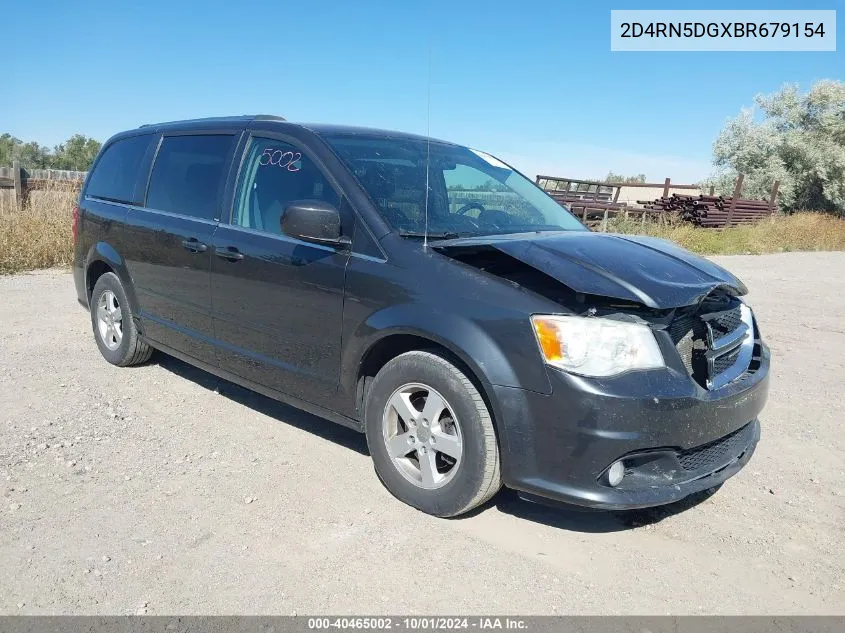 2011 Dodge Grand Caravan Crew VIN: 2D4RN5DGXBR679154 Lot: 40465002