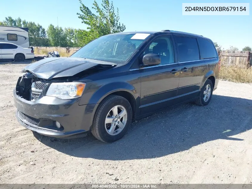 2011 Dodge Grand Caravan Crew VIN: 2D4RN5DGXBR679154 Lot: 40465002