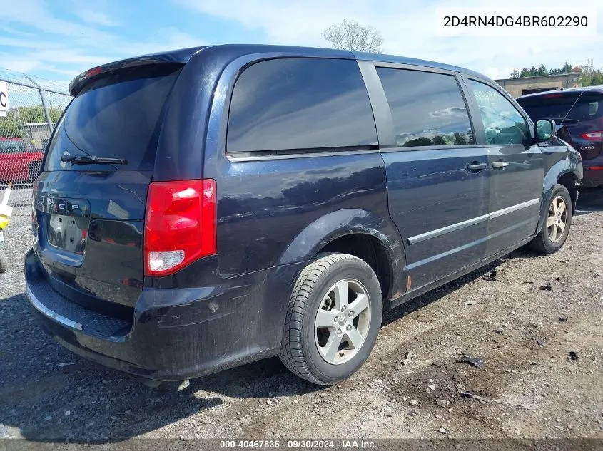 2011 Dodge Grand Caravan Express VIN: 2D4RN4DG4BR602290 Lot: 40467835