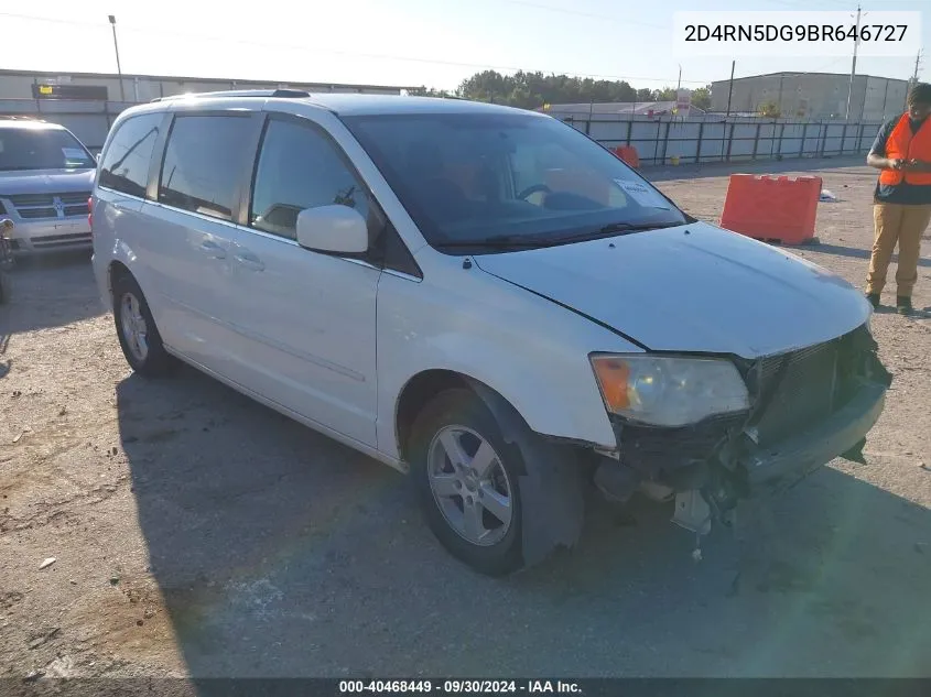 2011 Dodge Grand Caravan Crew VIN: 2D4RN5DG9BR646727 Lot: 40468449